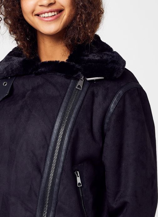 Vero Moda Vmzoi Faux Suede Sherling Jacket Petite Femme
